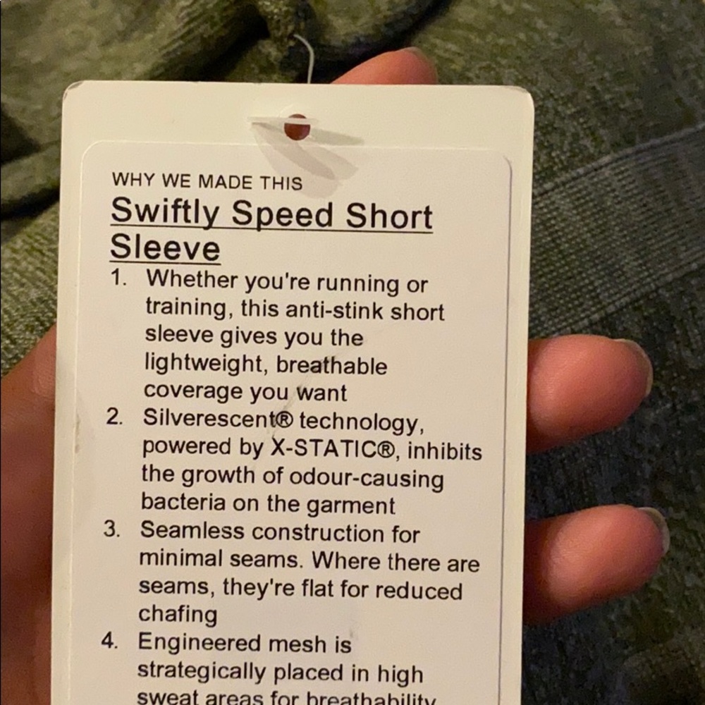 🚫SOLD🚫 Lululemon Swiftly Speed Short Sleeve NWT - Picture 6 of 9